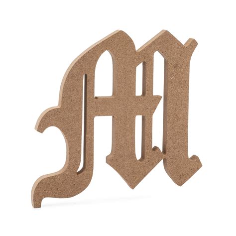 Old English Letter M, Lowercase Old English Wall Letter Stencils ...