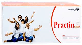 Practin 4 Mg Tablet 15 - Uses, Side Effects, Dosage, Price | Truemeds
