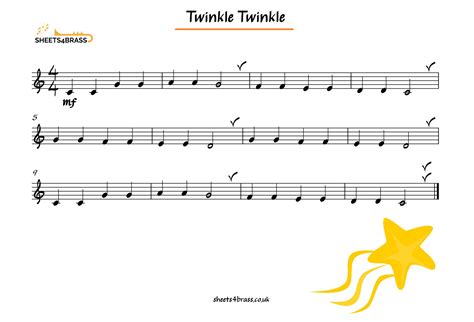 Twinkle Twinkle - sheets4brass