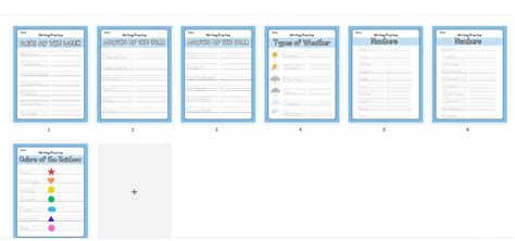 Image result for Template for Practice Writing