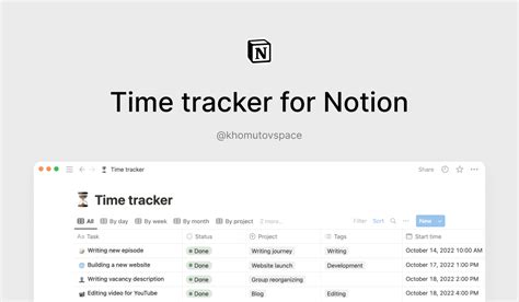 Image result for Does Notion Have Time Tracking