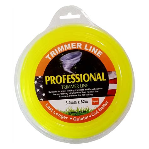 Trimmer Line/Nylon Rope Bundle for Brush Cutter (50m, 3mm Round)/ Grass ...