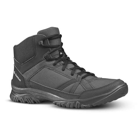 Men Hiking Shoes - NH100 Mid - Carbon Grey