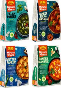 Haldiram's Mutter Paneer+Paneer Makhani+Palak Paneer+Paneer Tikka ...