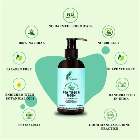 On The Body :: Skincare :: Cleansers :: Tea Tree Neem Anti Acne Face ...