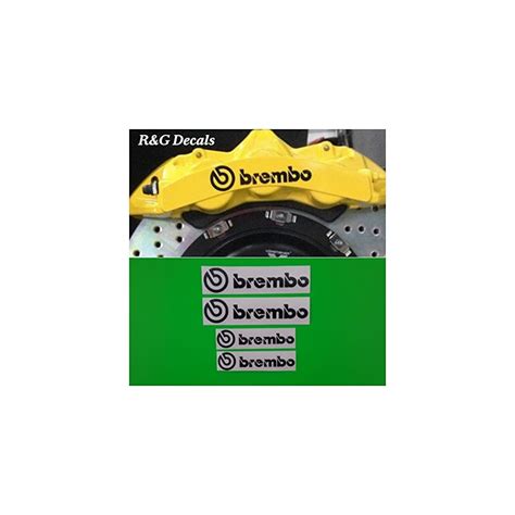 Brembo High Temp Brake Caliper Decal Sticker Set (4 Decals) India | Ubuy