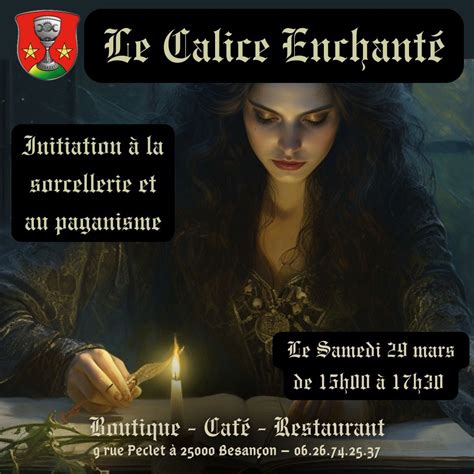 Café Magie : Initiation à la sorcellerie et au paganisme, 9 rue Peclet ...