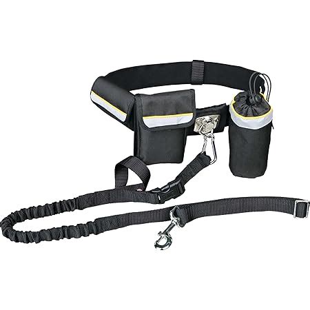 Kurgo Hands Free Dog Running Belt, Leash Waist Belt for Dogs, Crossbody ...