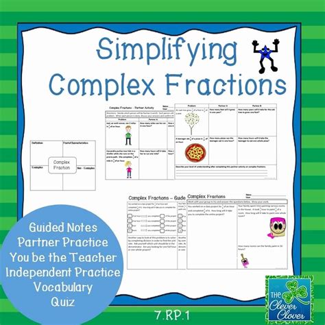 Image result for Complex Fractions Worksheet Algebra 1
