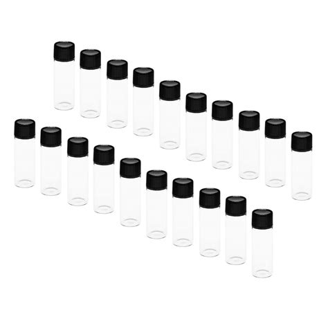 Java Trade 20x5ML Mini Empty Essential Oil Sample Bottles w/Screw Caps ...