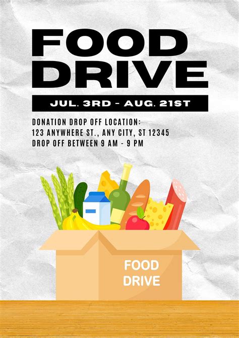 Food Drive Flyer Ideas