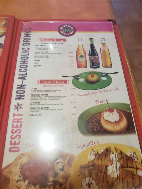 Menu at Ay Caramba Mexican Grill restaurant, Yakima