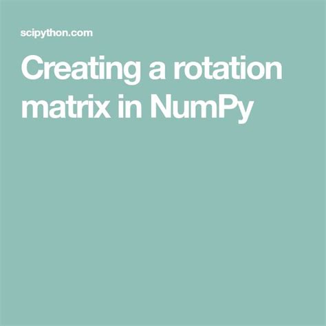Numpy Rotating Shape 的图像结果