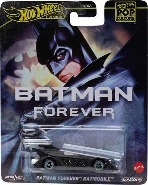 Hot Wheels Premium Pop Culture Batman Forever Batmobile, Die-Cast Metal ...