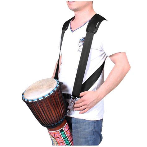 Adjustable Djembe Shoulder Strap Thick Pad African Hand Drum Sling ...
