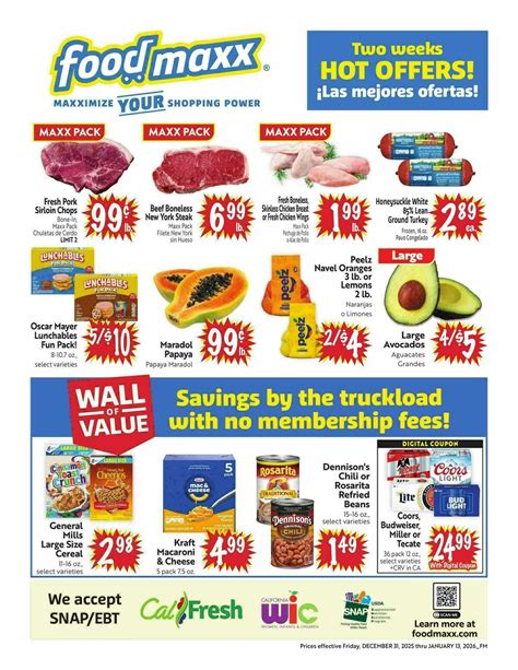 Food Maxx Flyer this week from December 31