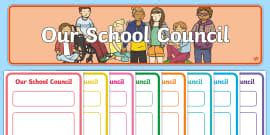 School Council Ballot Paper (teacher made) - Twinkl