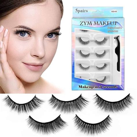 Natural Look Self Adhesive Eyelashes Review - Kambe Lashes