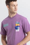 Buy Men's Game Over Purple T-Shirt Online | SNITCH