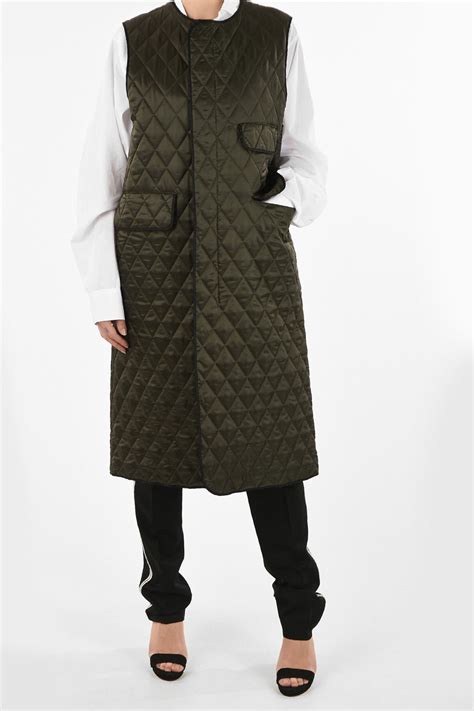 Plan C Longline Quilted Vest women - Glamood Outlet