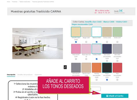 Cómo solicitar las muestras gratuitas correctamente