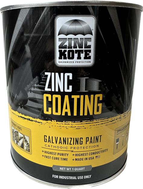 Amazon.com: ZincKote Cold Galvanizing Paint/Coating - Cold Galv - 96% ...