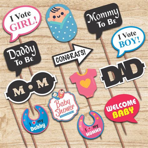 Dargar's Mom To Be( Baby Shower)Props for Photoshoot, Photo Booth ...