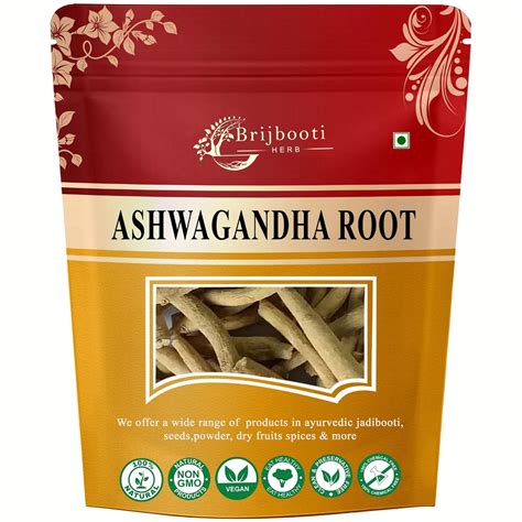 Buy BIRJU MAHAVIR Ashwagandha Root Withania Somnifera (100 G),Natural ...