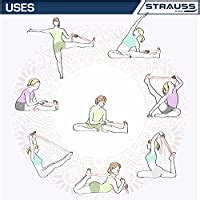 Strauss Yoga Belt, 8 Feet, (Green) : Amazon.in: Sports, Fitness & Outdoors