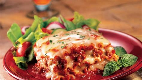 Classic Lasagna with Turkey Sausage recipe from Pillsbury.com