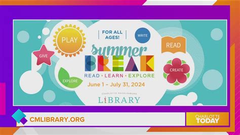 It's time for the Summer Break reading program with Charlotte ...