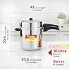 Prestige Deluxe Alpha Svachh 10 Litre Pressure Cooker