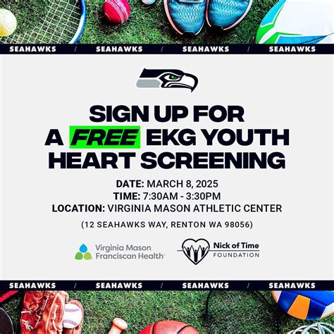 EKG Screening Event, Seattle Seahawks Training Facility, Renton, 8 ...