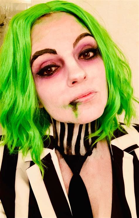 beetlejuice snake makeup