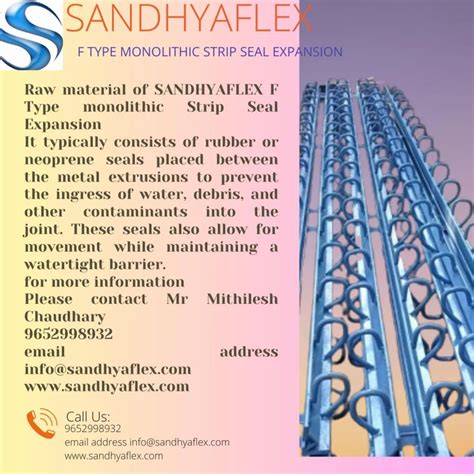F Type monolithic Strip Seal Expansion Joint - F Type Monolithic Strip ...