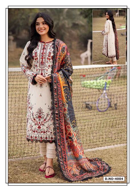 Hala Ramsha Vol 4 Cotton Dress Material Wholesale Price