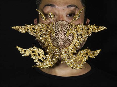 Environmental Concerns - A costume designer comes up with face masks to ...