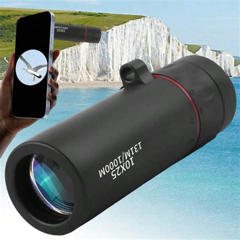 Monocular Telescope, Upgrade 10 X 25 HD Monoculars For Adults High ...