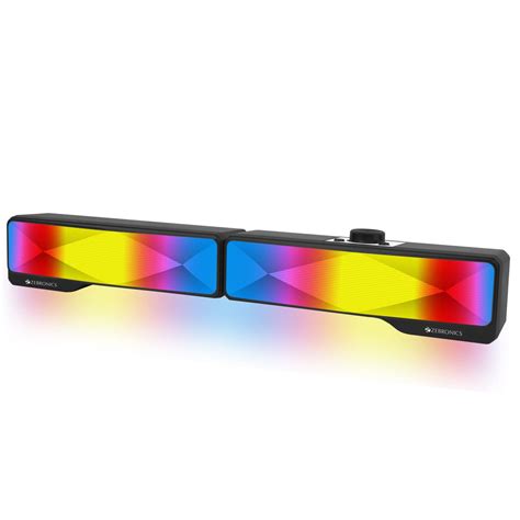 Amazon.in: Buy ZEBRONICS Wonder Bar 20 RGB Lights Computer Speaker with ...