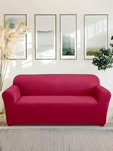 Amazon Brand - Solimo Polyester Spandex Stretchable Sofa Slipcover (2 ...