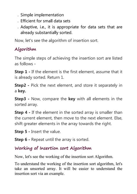 Image result for Insertion Sort Algorithm