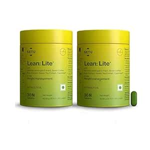 Setu Lean Lite - 30 Tablets (Pack of 2) | for Healthy Metabolism with ...