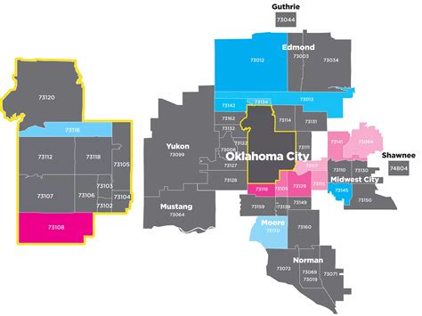 Oklahoma City Zip Code Map