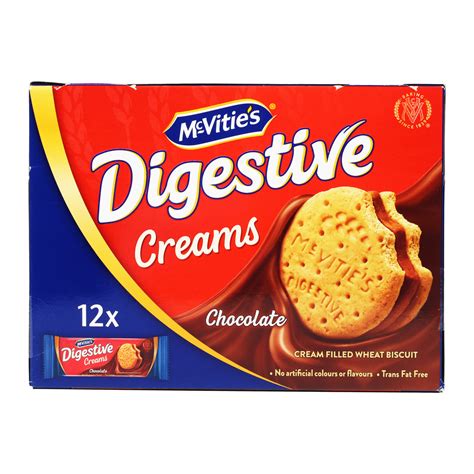 McVitie's Digestive Creams Chocolate Biscuit Value Pack 12 x 40 g ...
