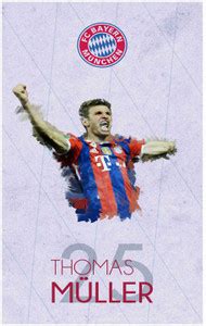Thomas Muller Footballer Flex Poster For Room M6 Photographic Paper ...