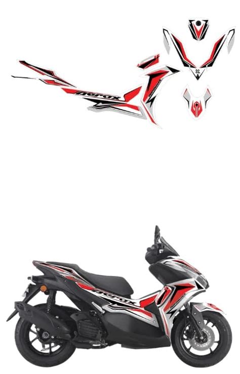 Grayfixx R Pulse Drop Full Body Graphics for Aerox 155 | Made in ...