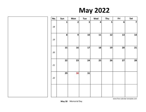 May Wiki Calendar - Printable Word Searches