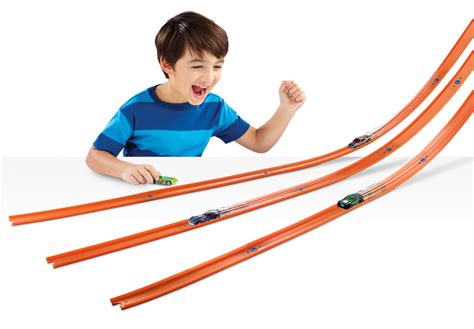 Best Buy: Hot Wheels Track Builder Car & Mega Track Pack Orange/Blue FTL69