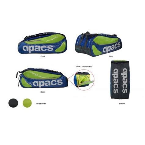 Buy APACS Badmitnon Racket Bag-Green, AP 2511 Online at Low Prices in ...