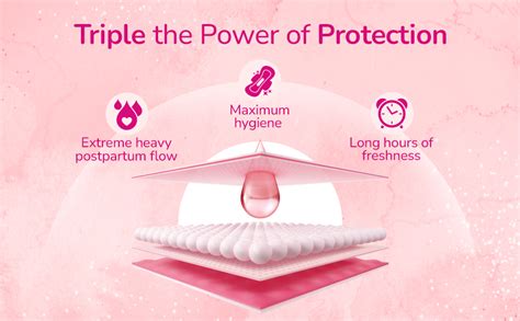 Buy Evereve Maternity Pads XXXL+ 420mm, Widest Leakproof Coverage, 3X ...
